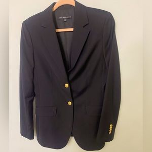 Brooks brothers black blazer with gold buttons